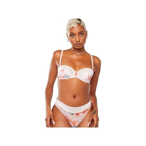 Savage X Fenty Garden Of Eden Lightly Lined Bra Floral Butterfly 36D - NWT - Picture 2 of 5